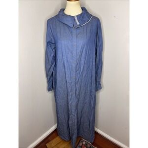 ICHI Antiques Longsleeve Denim Shirt Dress F/S from Japan